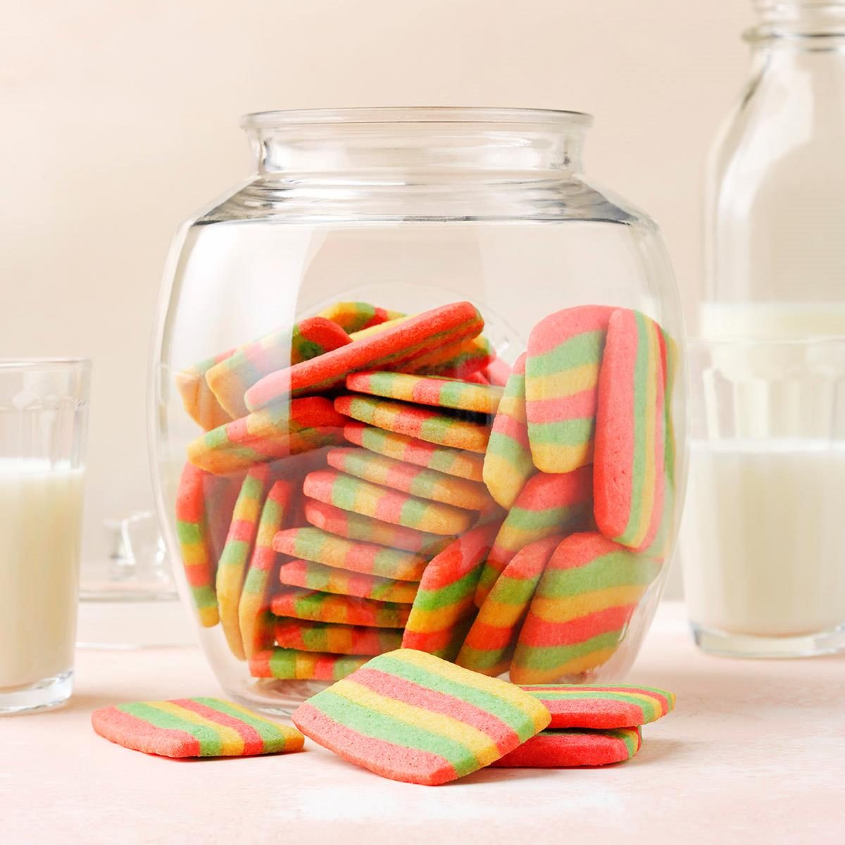 Rainbow Butter Cookies