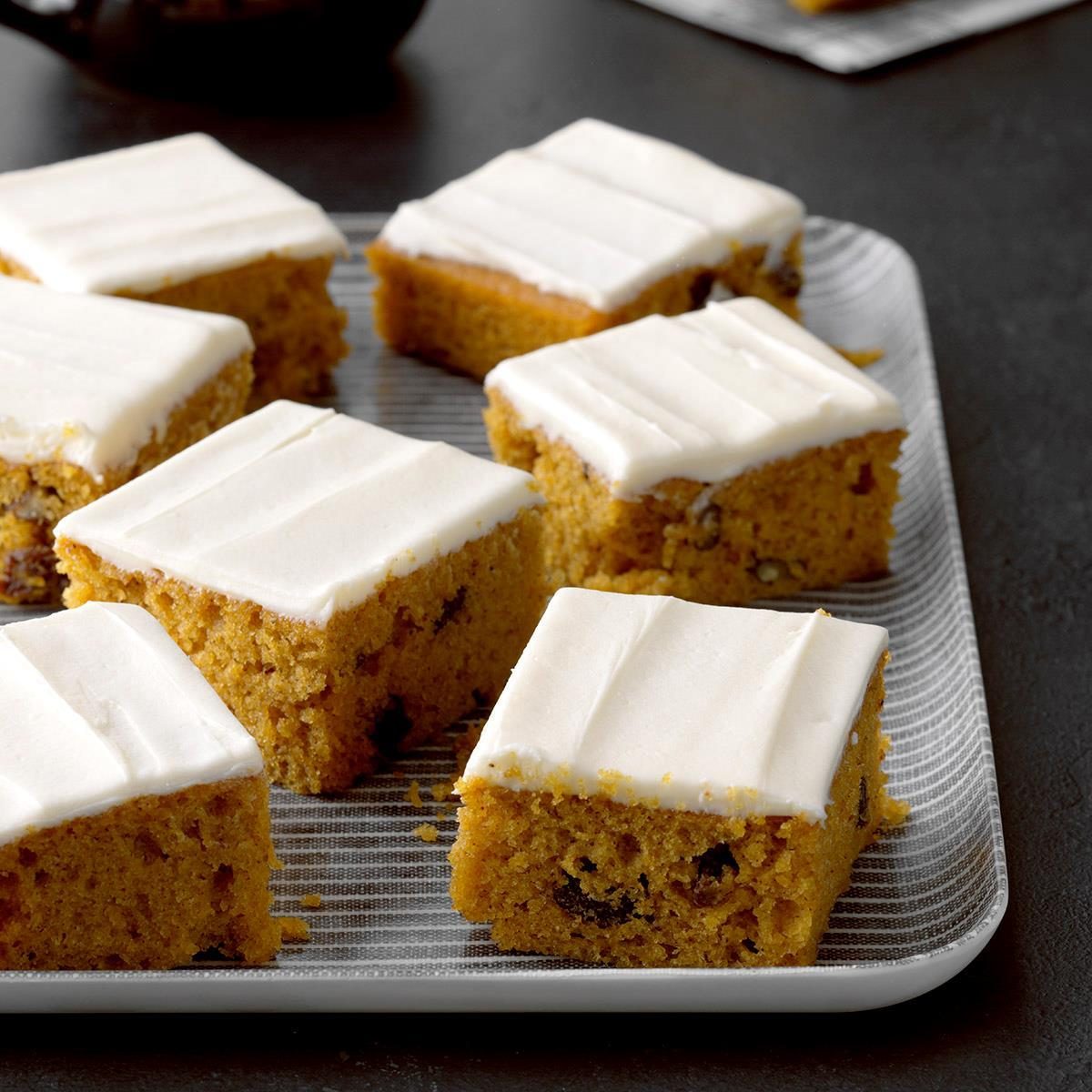 Raisin Pumpkin Bars