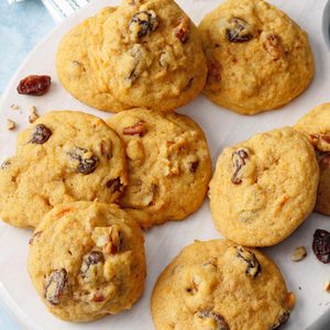 Raisin Sweet Potato Cookies