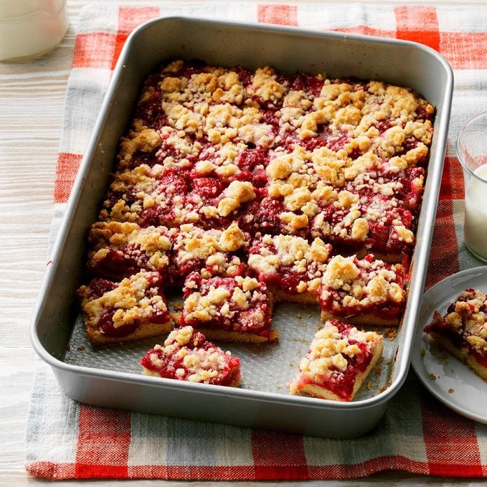 Raspberry Patch Crumb Bars