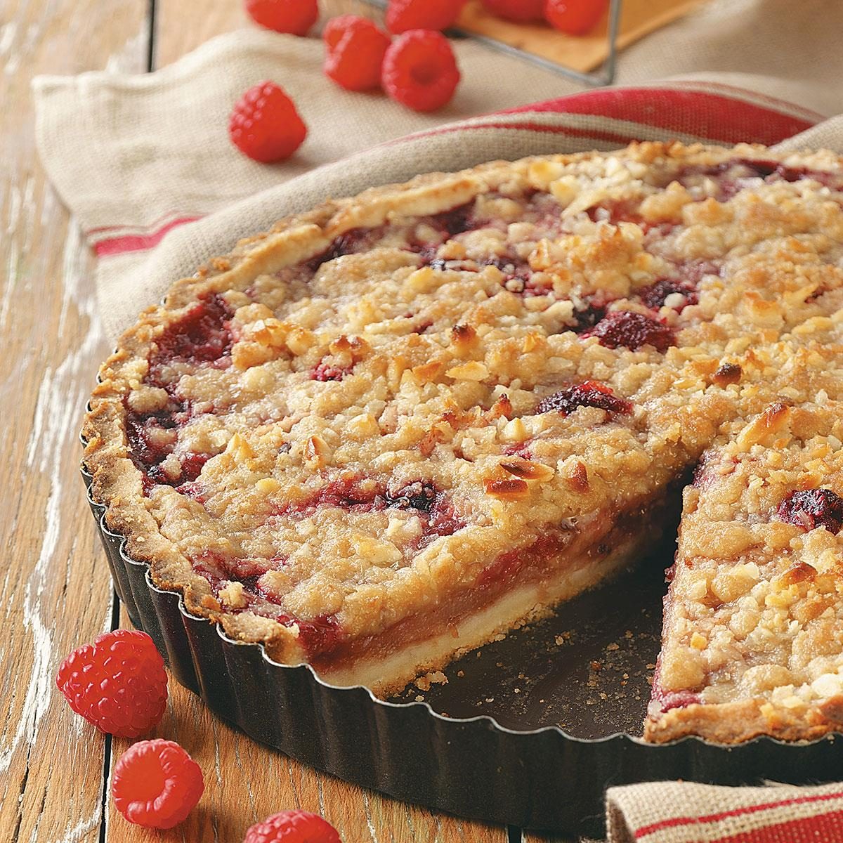 Raspberry Pear Tart