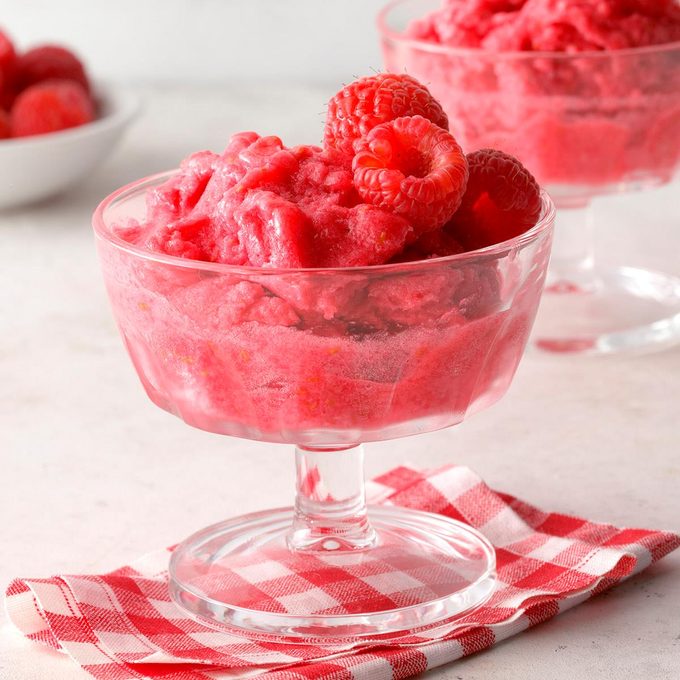 Raspberry Sorbet for Two