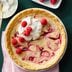 Raspberry Swirl Cheesecake Pie