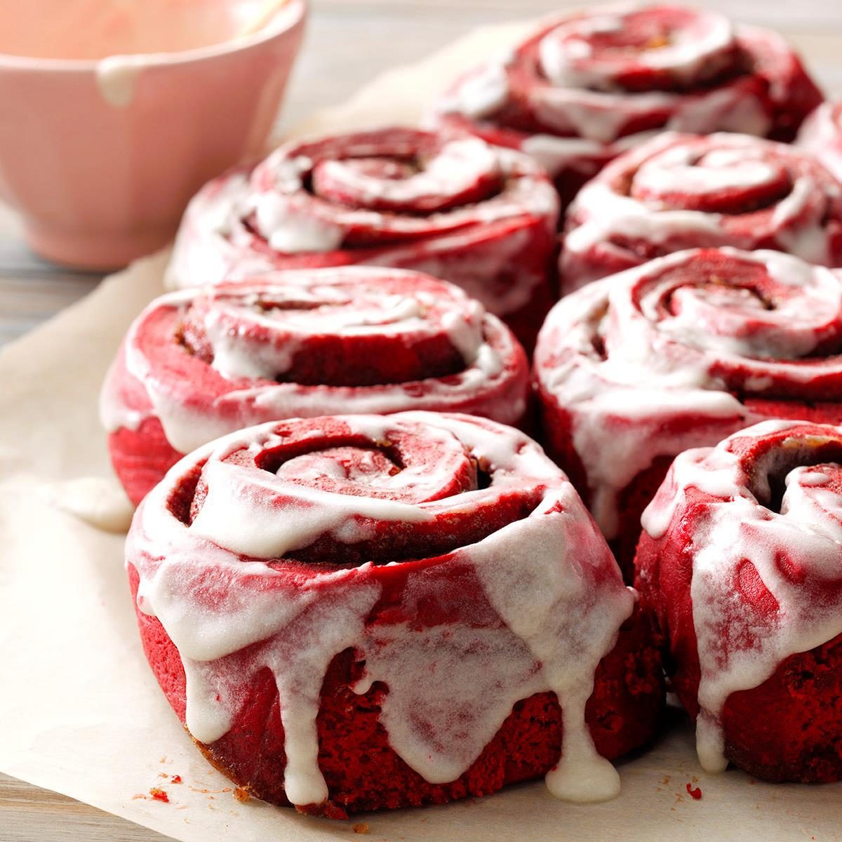 Red Velvet kanelsnurrer