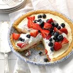Red, White and Blueberry Pie