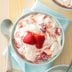 Rhubarb Fool with Strawberries