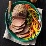 Roast Beef with Peppers