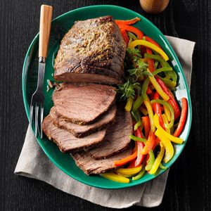 Roast Beef with Peppers