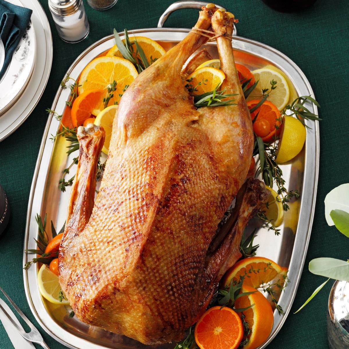 Roast Christmas Goose