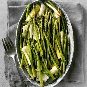 Roasted Asparagus and Leeks