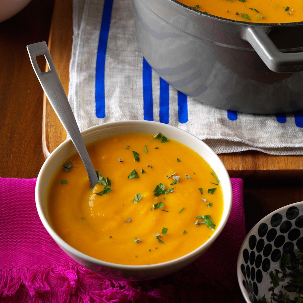 BLENDER ROASTED VEGETABLE SOUP, SOUP