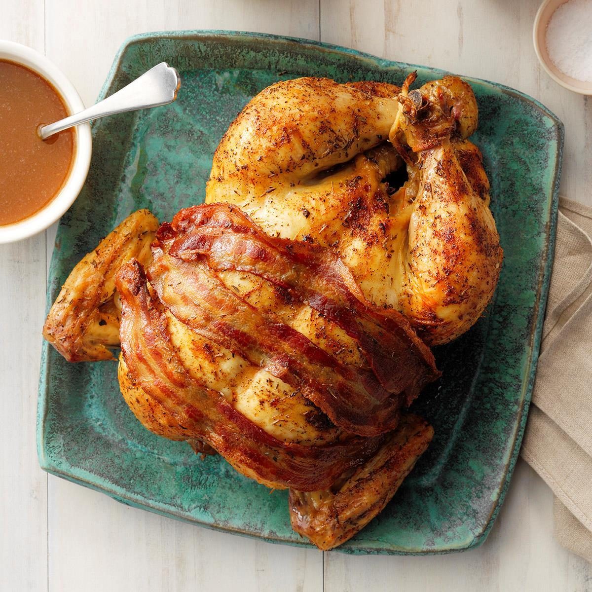 Roasted Chicken with Brown Gravy