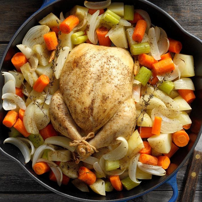 Roasted Chicken with Veggies