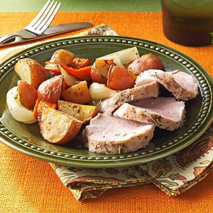 Roasted Pork Tenderloin and Vegetables