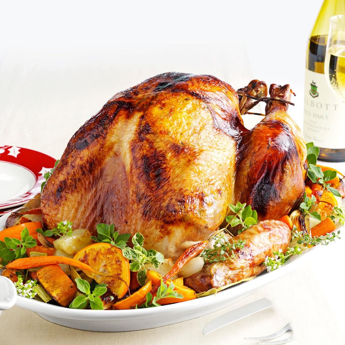Roasted Turkey a l'Orange Recipe How to Make It Taste