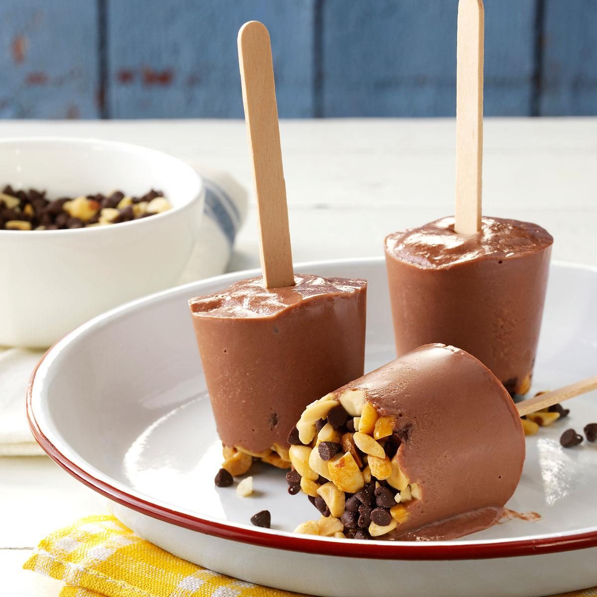 Rocky Road Fudge Pops