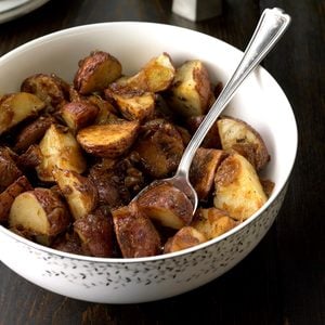 Rosemary Potatoes with Caramelized Onions