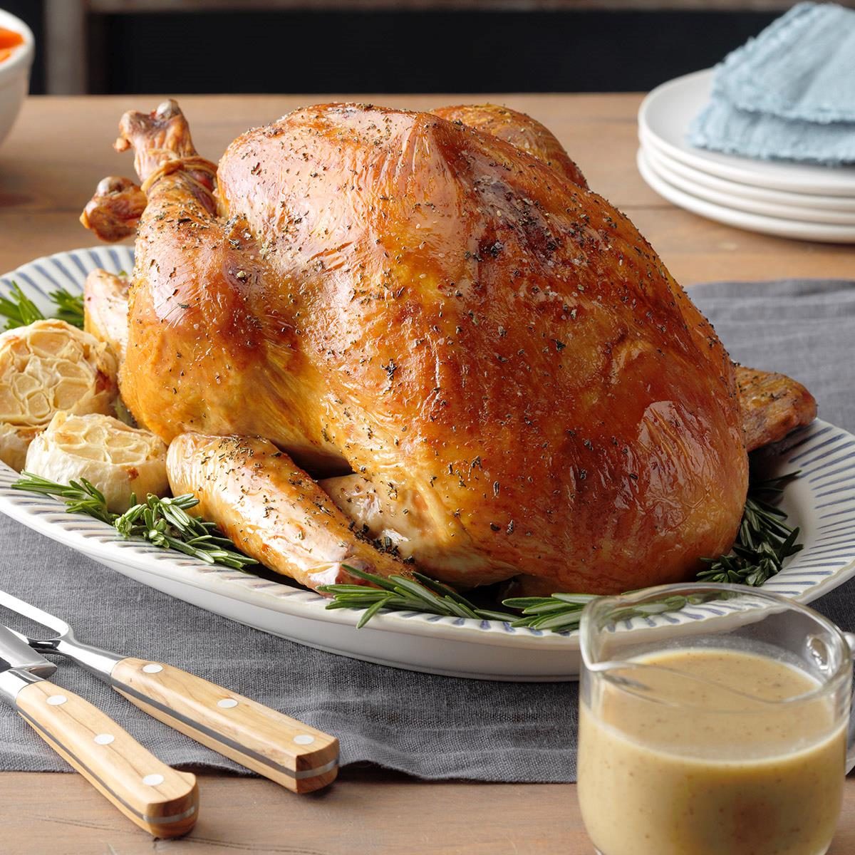 Rosemary Roasted Turkey Recipe Taste Of Home