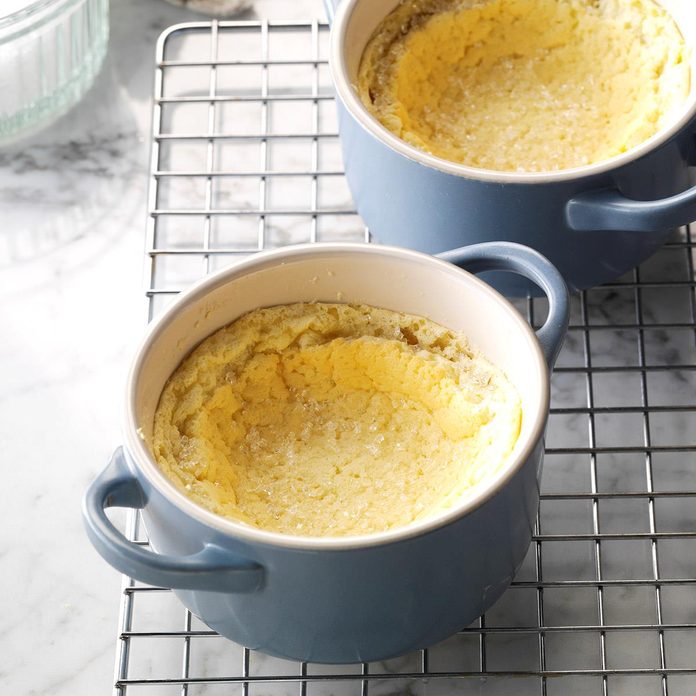 Rosemary & Thyme Lemon Pudding Cakes