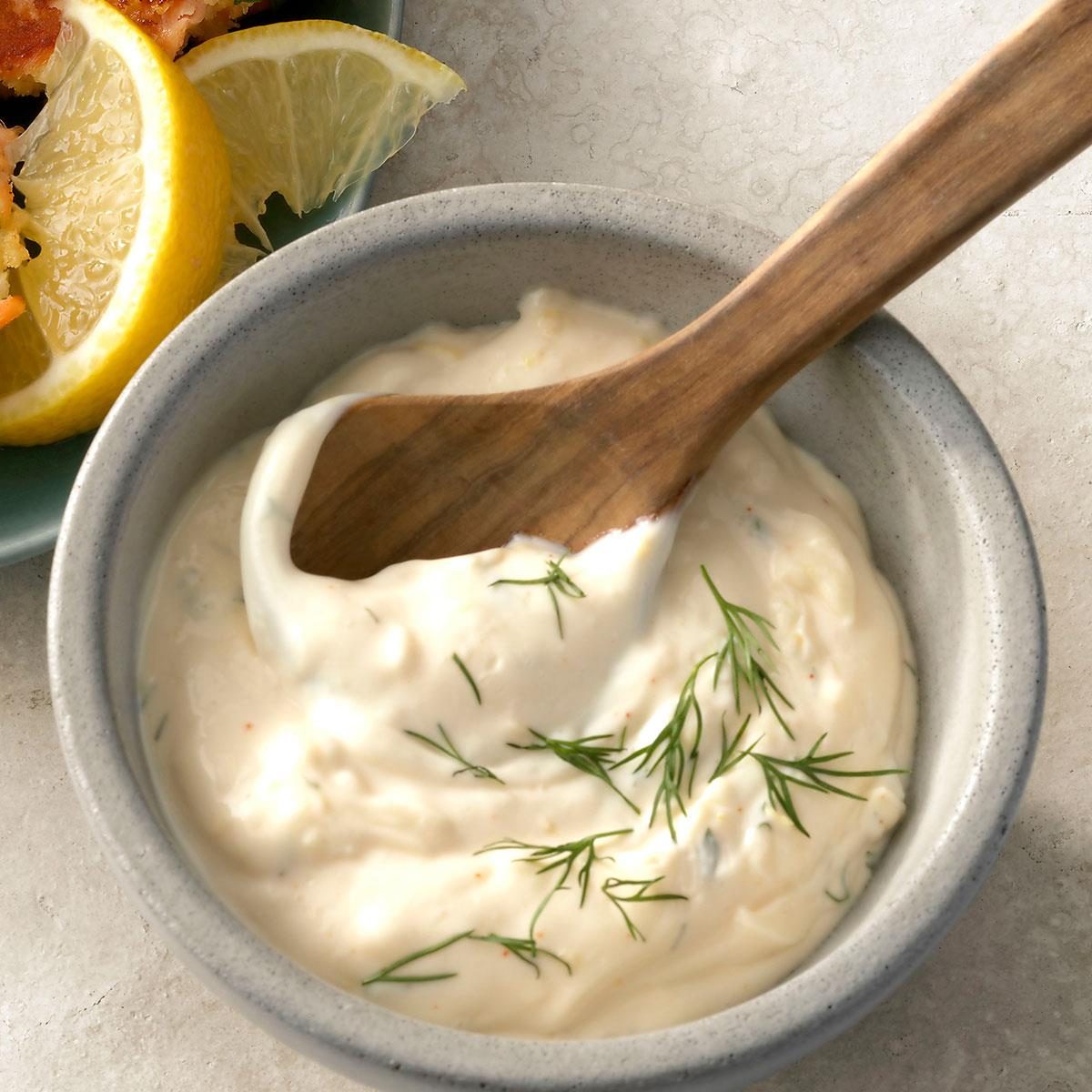 Lemon Dill Salmon Patty Sauce