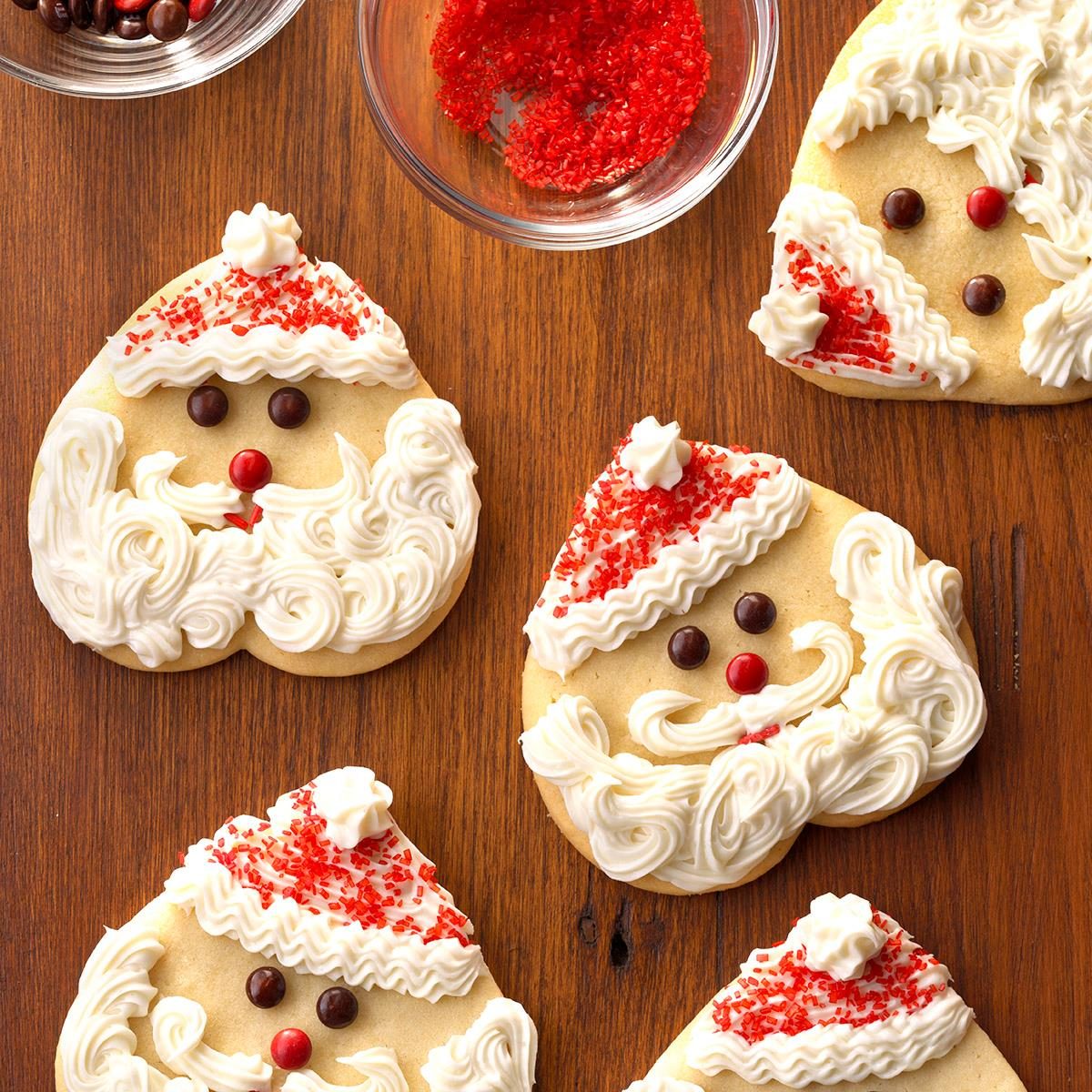 Santa Sugar Cookies