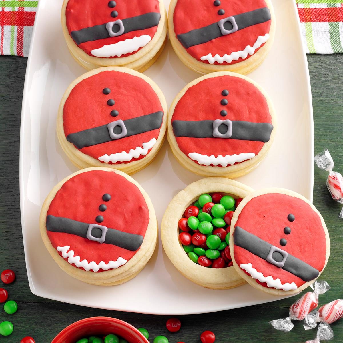 Santa's Stuffed Belly Cookies