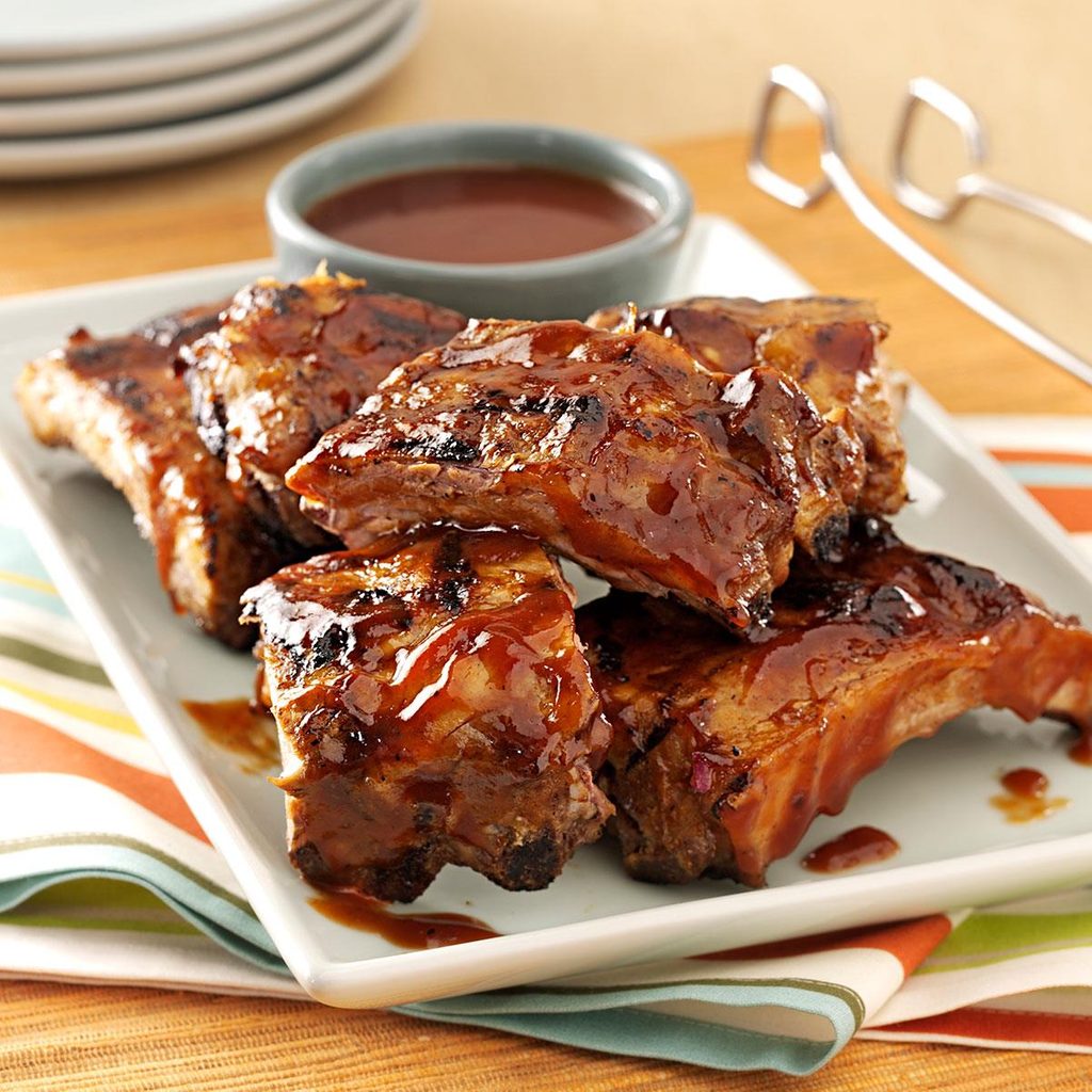 Saucy Grilled Baby Back Ribs