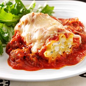 Sausage Lasagna Rolls