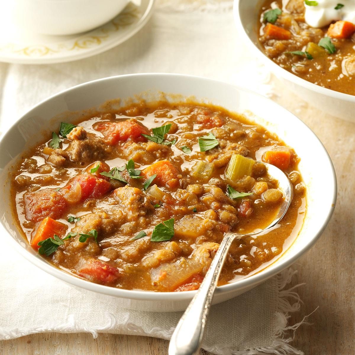 Turkey Sausage and Lentil Soup Recipe: How to Make It