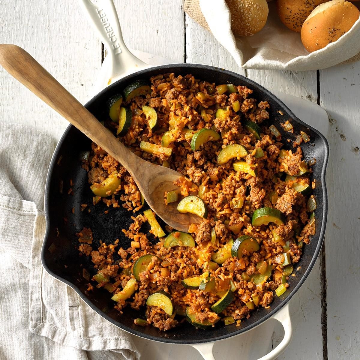 Sausage Rice Skillet Exps Sdjj18 17452 C02 09 3b 9