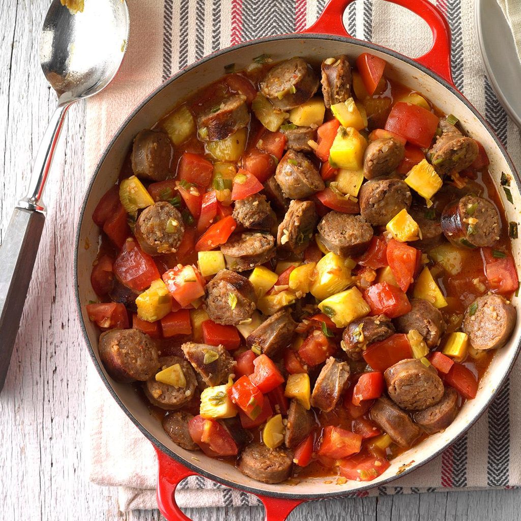 Sausage and Vegetable Skillet