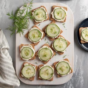 Savory Cucumber Sandwiches