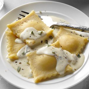 Savory Pumpkin Ravioli