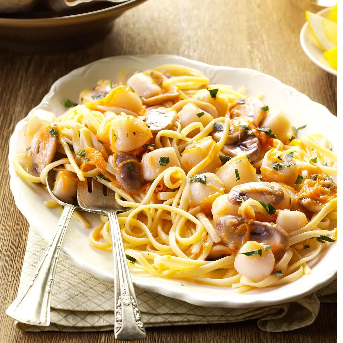 Day 17: Scallops with Linguine