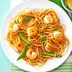 Sesame Noodles with Shrimp & Snap Peas