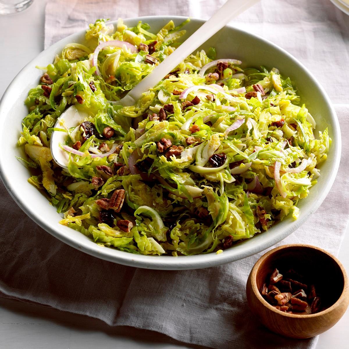 Shaved Brussels Sprout Salad