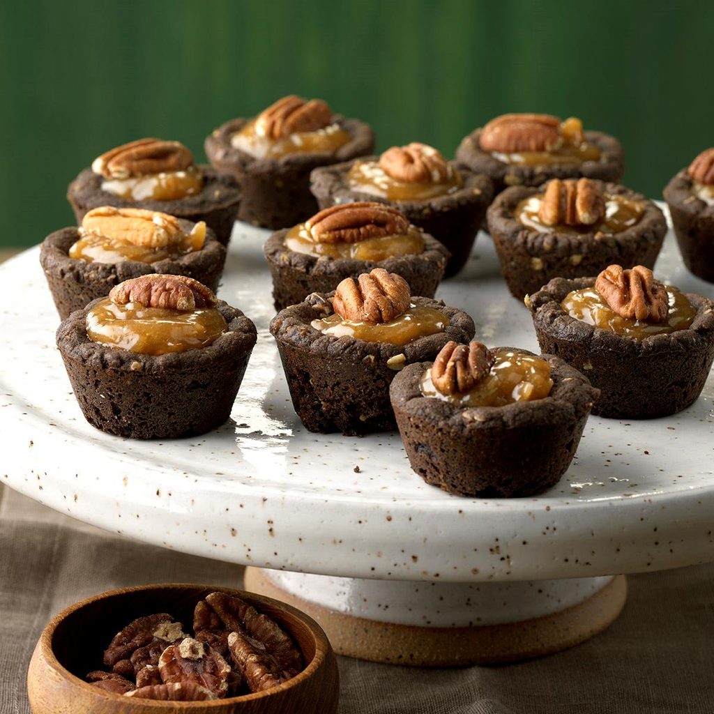 Shortcut Coconut-Pecan Chocolate Tassies