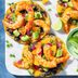 Shrimp Tostadas with Avocado Salsa