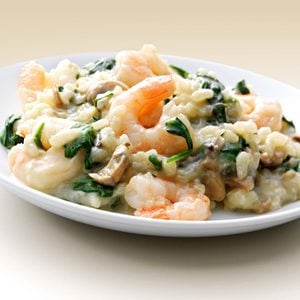 Shrimp ‘n’ Spinach Risotto