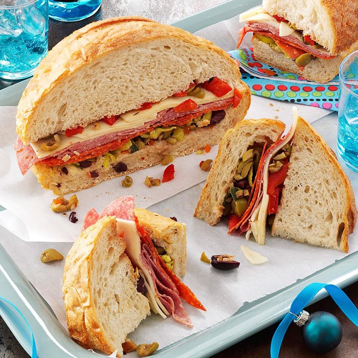 Sicilian Overstuffed Sandwich Wedges