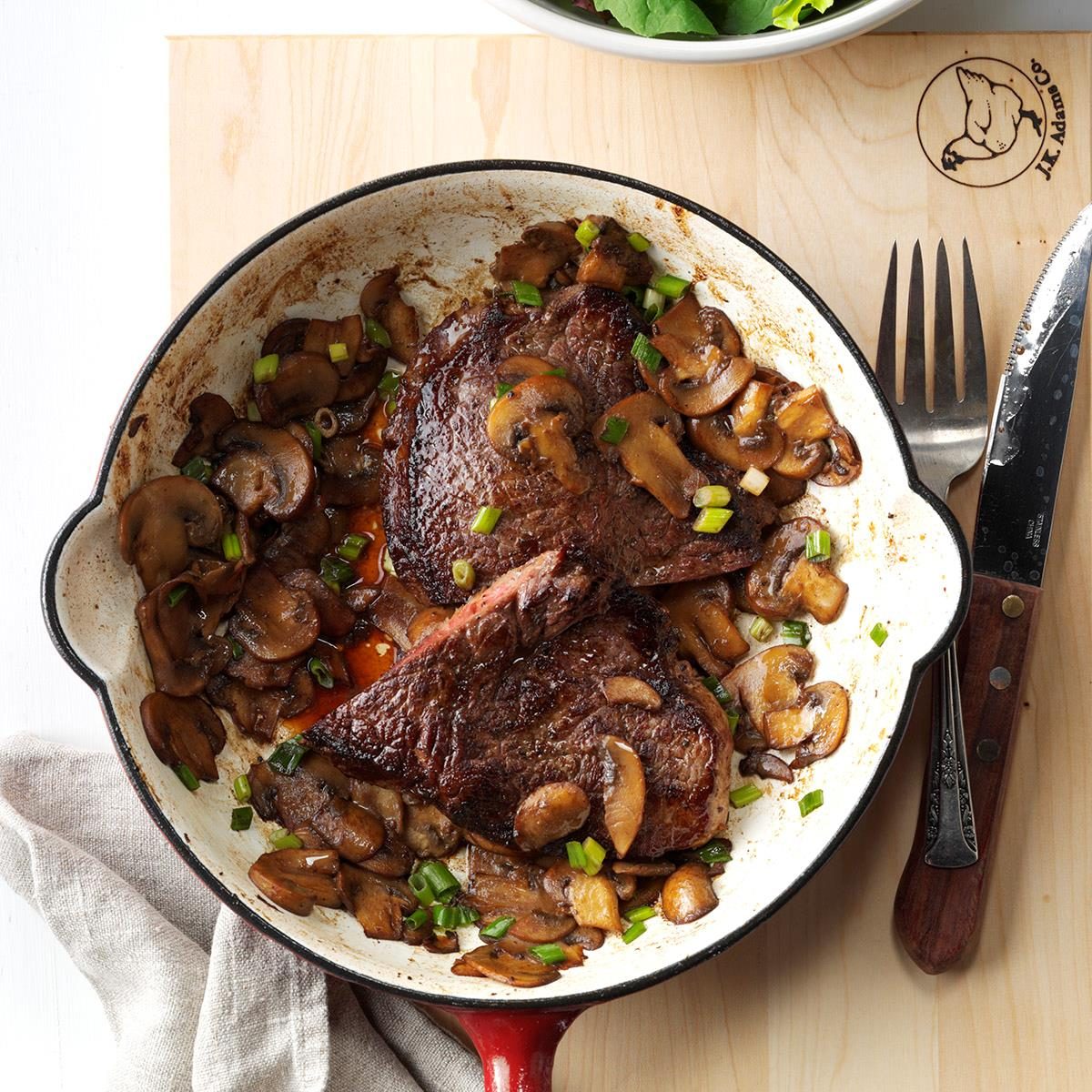 Skillet Steak Supper