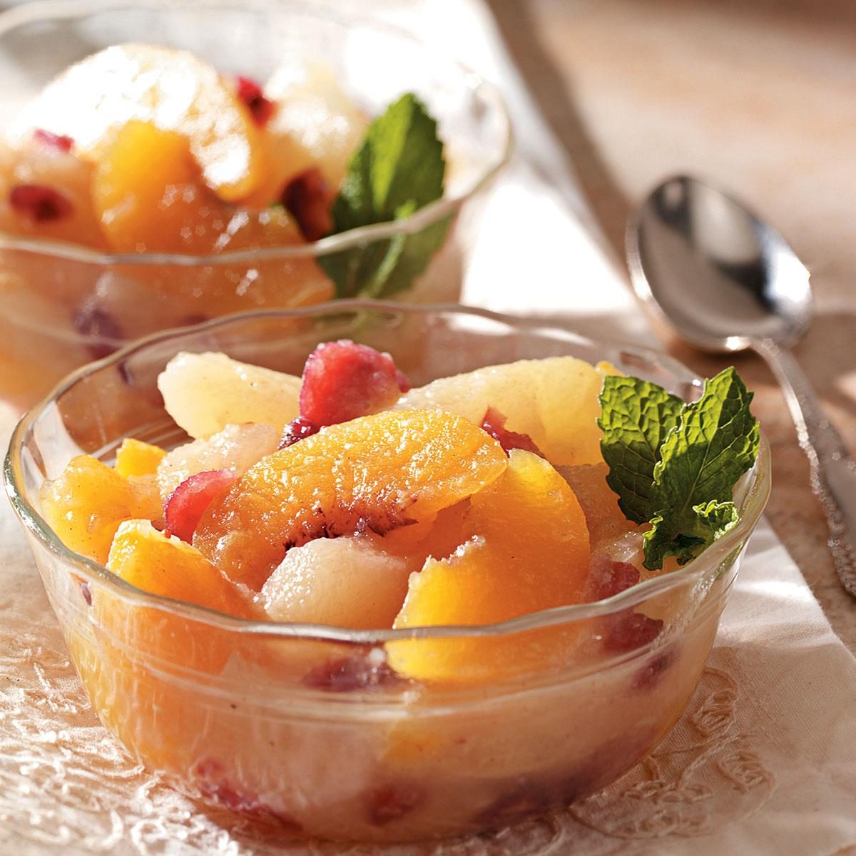 Slow-Cooked Hot Fruit Salad