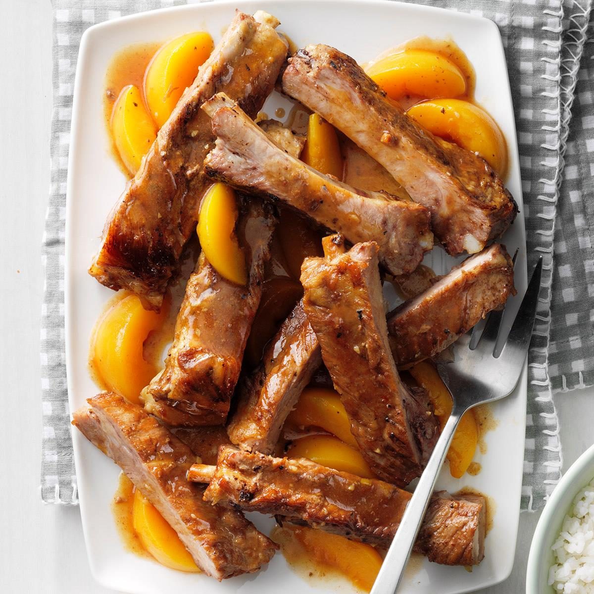 Day 1: Slow-Cooked Peachy Spareribs