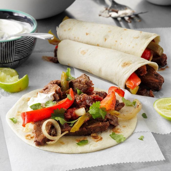 Slow Cooker Steak Fajitas