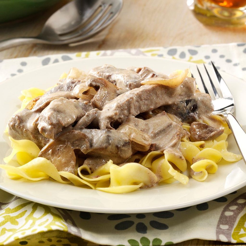 Slow-Cooked Stroganoff