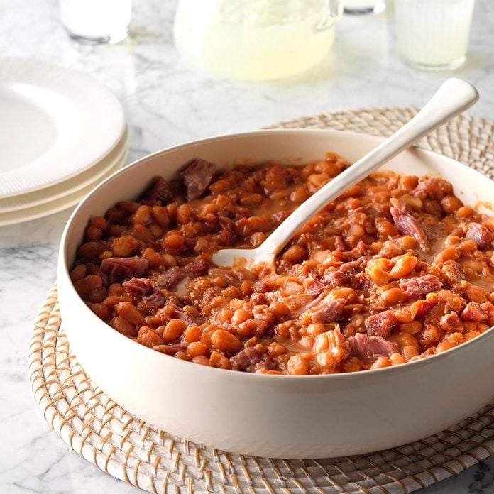 Slow-Cooker BBQ Baked Beans
