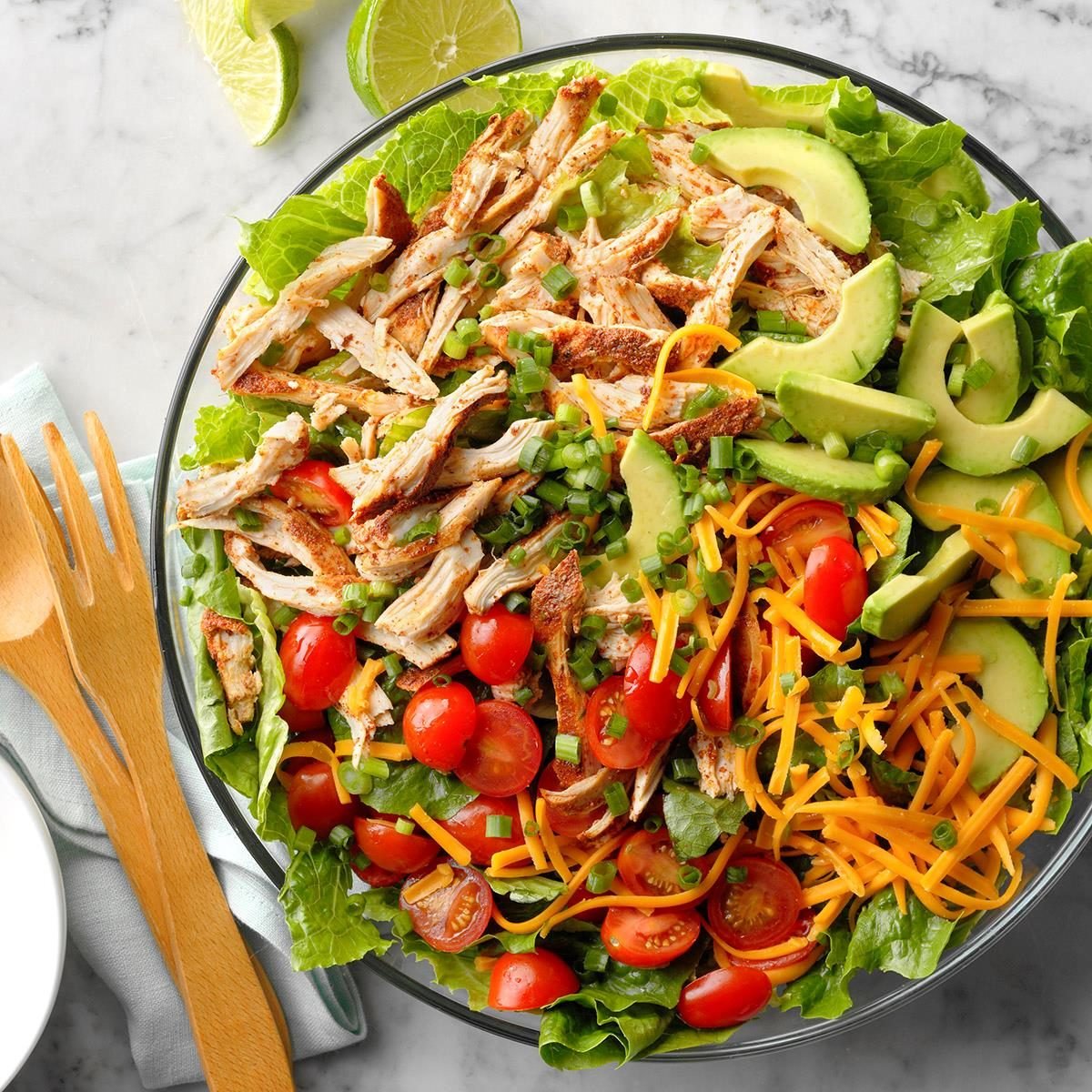 Slow-Cooker Chicken Taco Salad