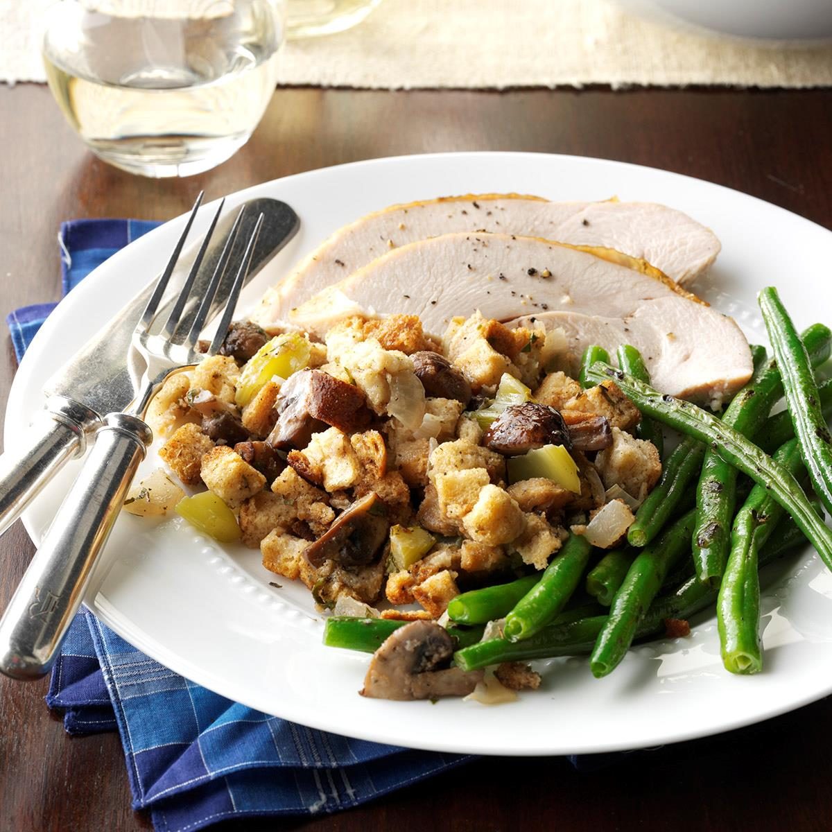 North Carolina: Slow Cooker Mushroom Stuffing