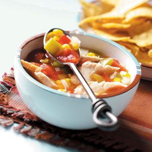 Slow Cooker Southwestern Chicken Soup