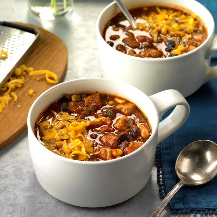 Slow-Cooker Spicy Pork Chili